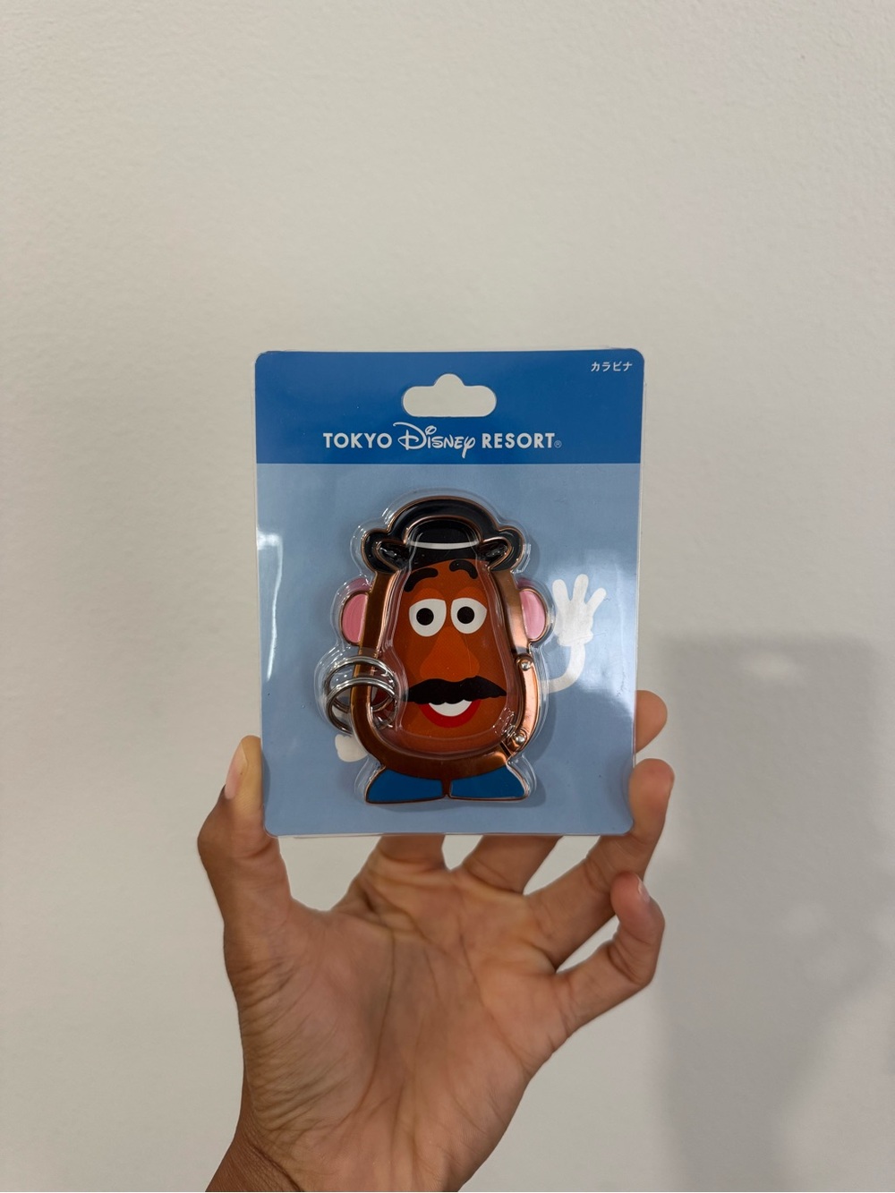 Tokyo Disney Resort Mr. Potato Head Keychain Carabiner
